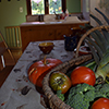 Légumes jardin gîte paysan